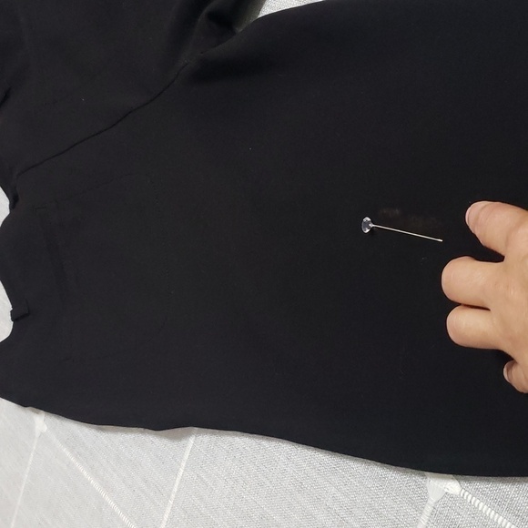 Dress Pant Yoga Pants Straight-Leg • Classic, Color Black, Size 1X - Picture 5 of 17